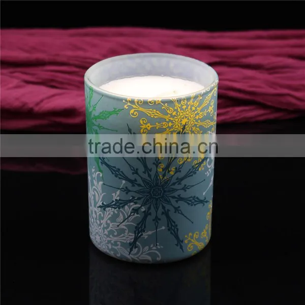 Fancy Scented Candle With Artistic Printing Romantic Soy Wax Candle photo-2