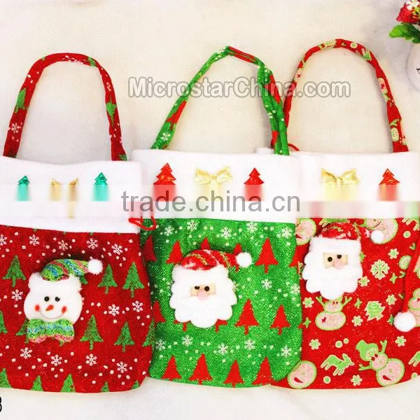 New Santa Candy Bags Gift Bag Holder Christmas Tree Decoration Party Gifts photo-2