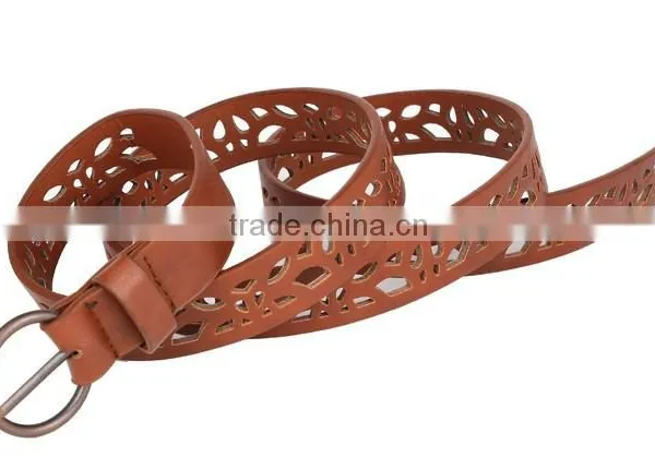 Ladys PU Leather Hollow Out Belt Fashion 2015 SWF-15062928 photo-3