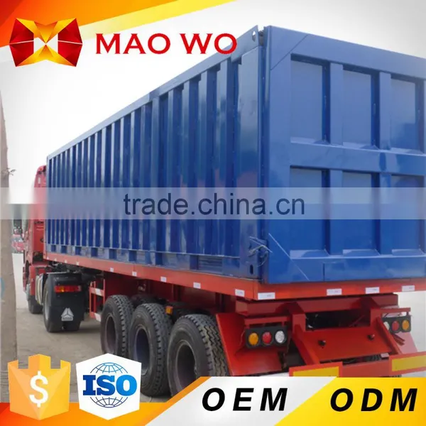 Tri-axle Chassis Small Jack Container Tipping Trailer for Sale photo-4