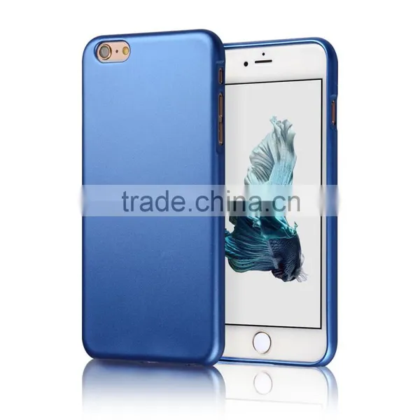 C&T Metal Coated Soft TPU Rubber Silicone Gel Back Case Cover for IPhone 6 Plus / 6s Plus photo-6