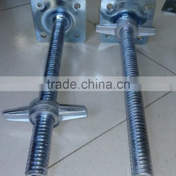 Cold Galvanized Hollow Scaffolding Jack Base/u Head photo-5