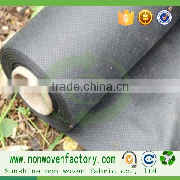 Heavy Black Nonwoven Weed Control Sheet, Weed Barrier, Weed Control Membrane photo-2