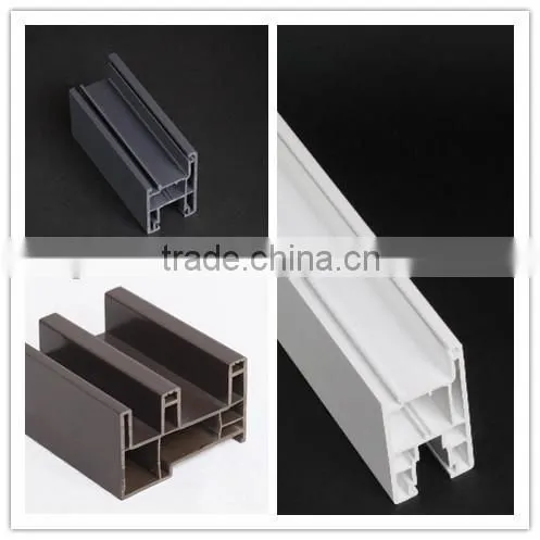 U-shaped Pvc Plastic Profile, China Pvc Profile, Plastic Pvc Profile , Upvc Profile for Pvc Casement Window and Door photo-2