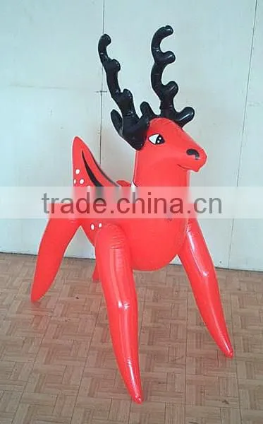 wooden cute Sika Deer,linden wood