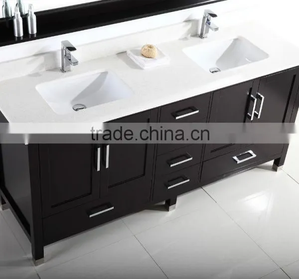 USA Modern Bathroom Vanity Series With Quartz Top photo-5