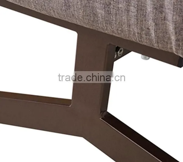 Gray Fabric Cheap Functional Folding Sofa Bed Folding Single Bed photo-6
