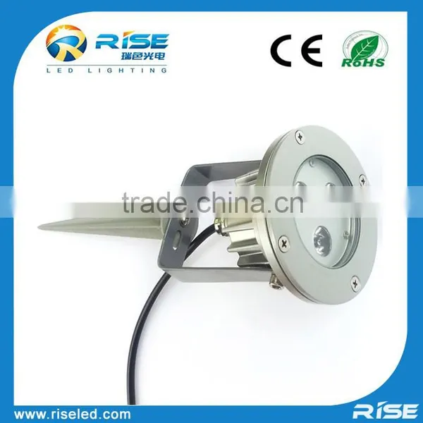 Outdoor Waterproof Ip67 3w Rgb Led Lawn Light With Spike photo-5