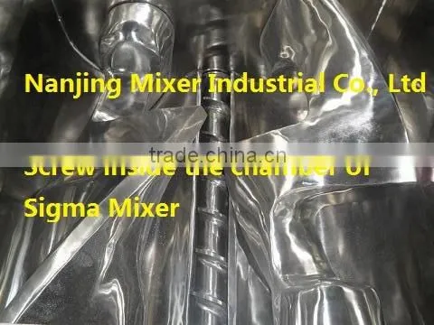 Sigma Kneader/Z Blade Sigma Kneader With Screw Extruder for Discharge photo-3