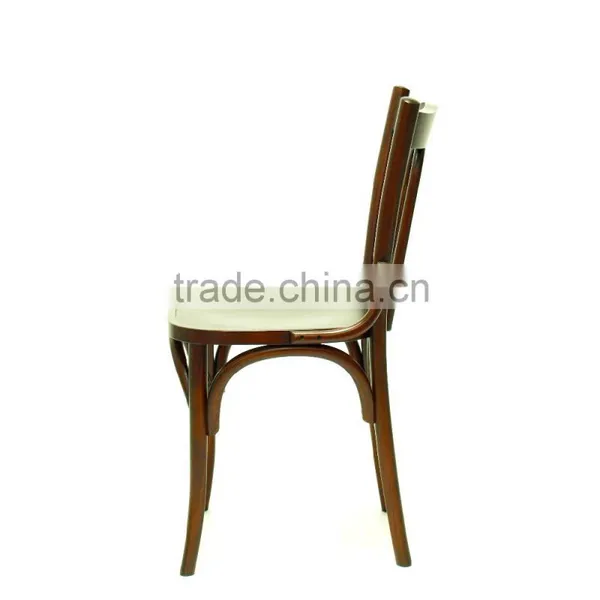 Best Price Vintage Square Back Armless French Style Dining Table and Chair photo-3