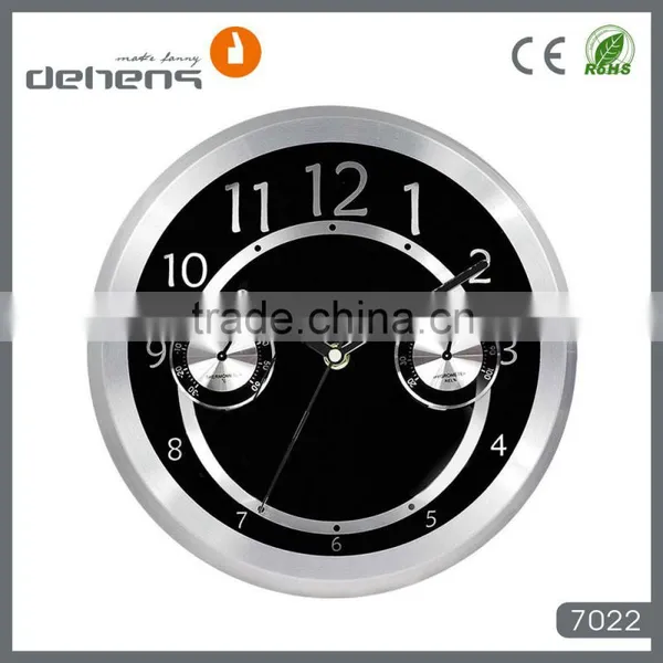 12 Inch Wall Clock With Temperature and Humidity photo-3