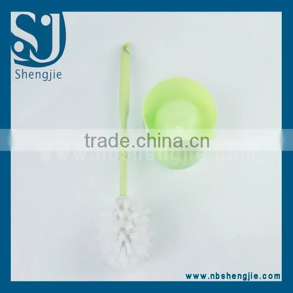 Trade Assurance Cleaning Plastic Toilet Brush With the Same Color Holder photo-3