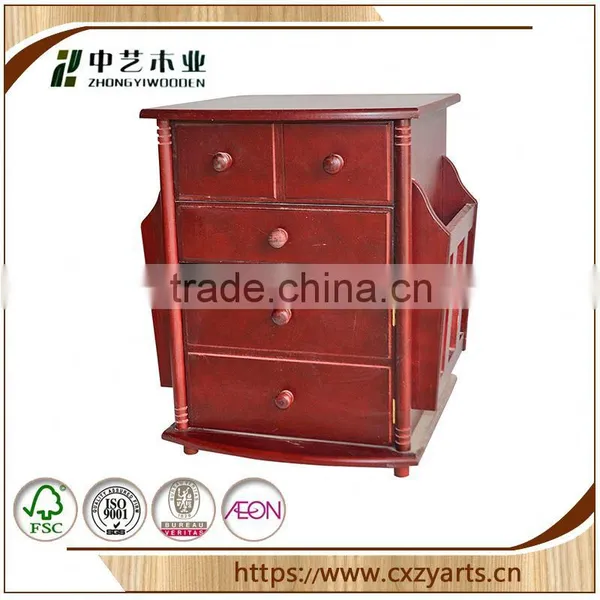 Modern Bathroom Customized Wooden Cabinet With Drawer photo-2