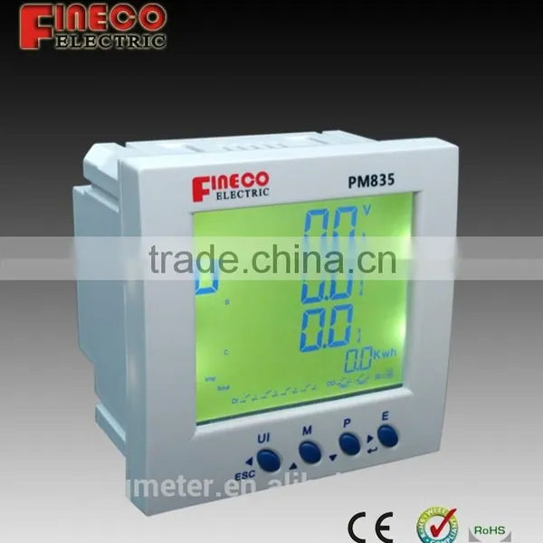 PM835 programmable digital panel meter digit power meter panel