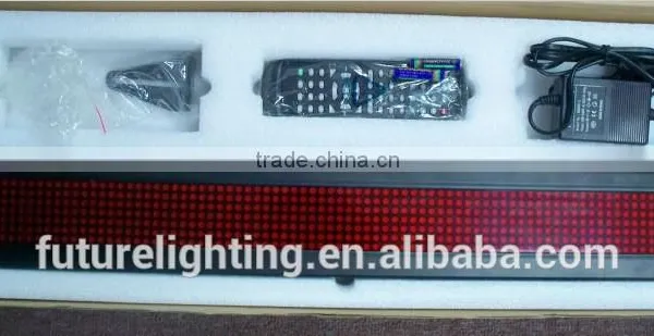 Indoor 7*80dots Pitch7.62mm Control System IR Remote & RS232 Led Dispaly for Bus Programmable Led Sign photo-2