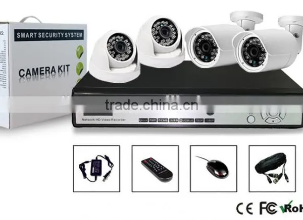 Hot Ahd Promotion Video Camera Ahd Camera Kit Used Day Night Cctv Camera 4ch HD 720p Complete Cctv System photo-2