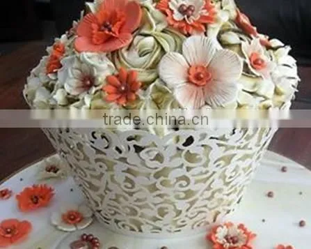 2016 Laser Cut Paper Cake Packaging
