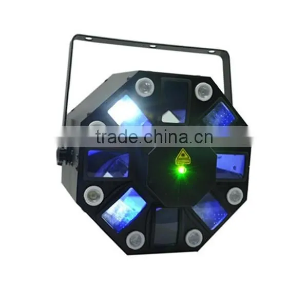 White LED Strobe + RGBWY LED Effect + 150mW RG Laser Light photo-3