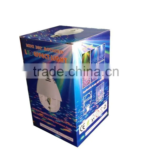 3W RGB Rotation LED Family Disco Party Effect Light Small Gifts photo-5