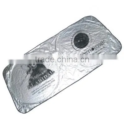 Polyester Silver Coating Front Car Sunshade
