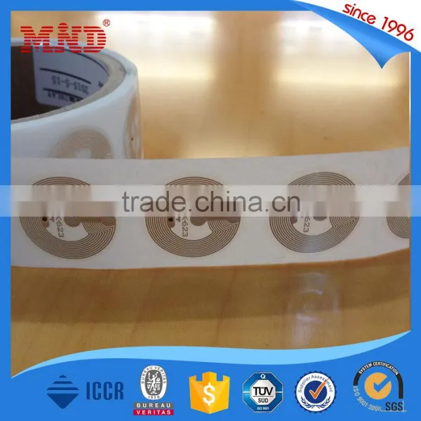 MDIY81 High Quality Ntag213 RFID Label Wet Inlay Blank Wet Inlay photo-5
