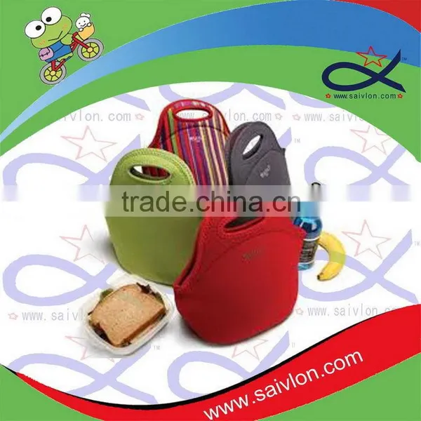 Promotional Flower Print Portable Insulated Lunch Bag photo-2