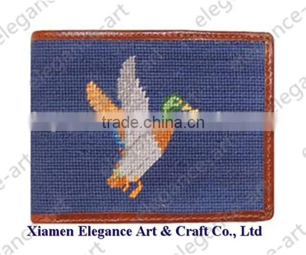 Racing Horse Needlepoint Wallet for Men photo-5