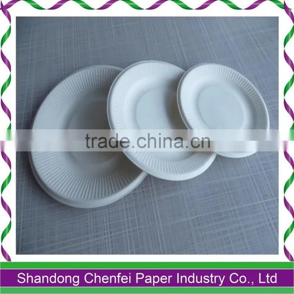 Sugarcane Tableware/biodegradable Sugarcane Plates/sugarcane Plate-7" Wholesale