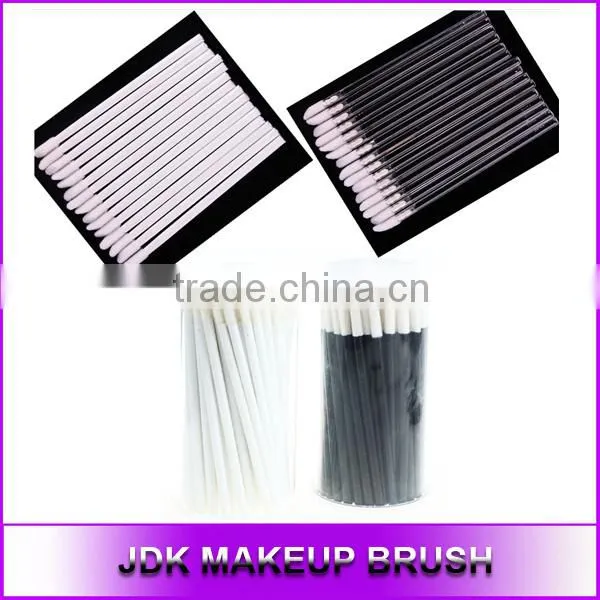 Disposable Lip Wands With PVC Box, Plastic Handle Disposable Lip Brush PVC Cylinder Packed Disposable Lip Brushes