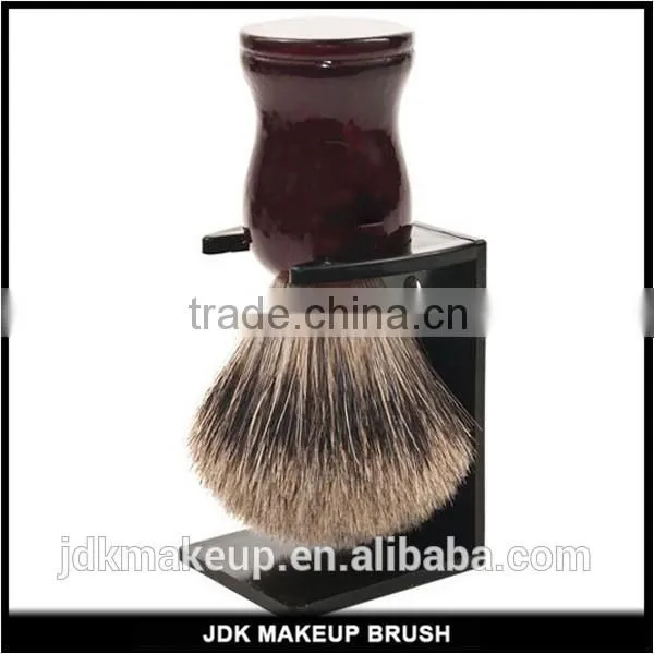 Beautiful Wood Best Badger Hair Knot Shave Brush With Stand, Handcrafted Men Grooming Shaving Brush