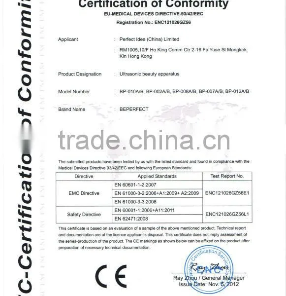 BP008B-Hot!! Mobile Spa Ultrasonic Face Firming Device photo-4