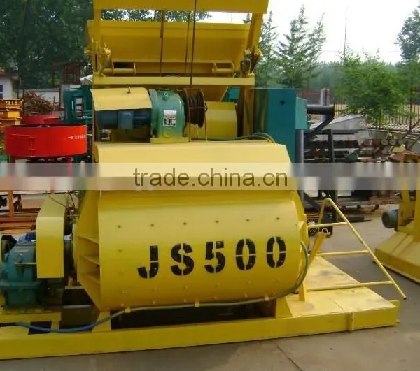 Construction Machines JS500 Concrete Mixer Small Scale Industries in India Images China Product photo-3