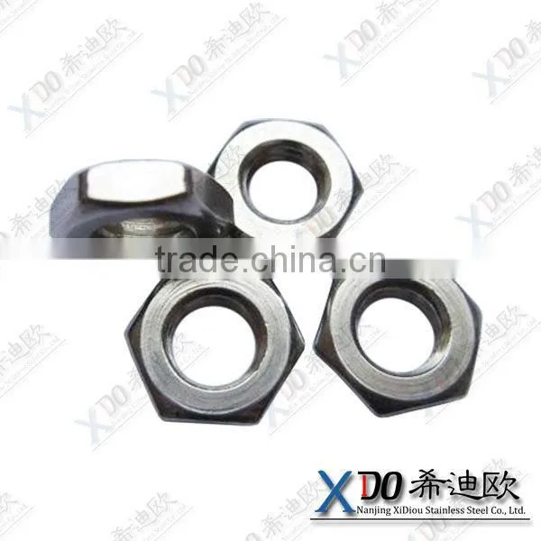 supplying 316L stainlesssteel nuts hex thin nuts din439