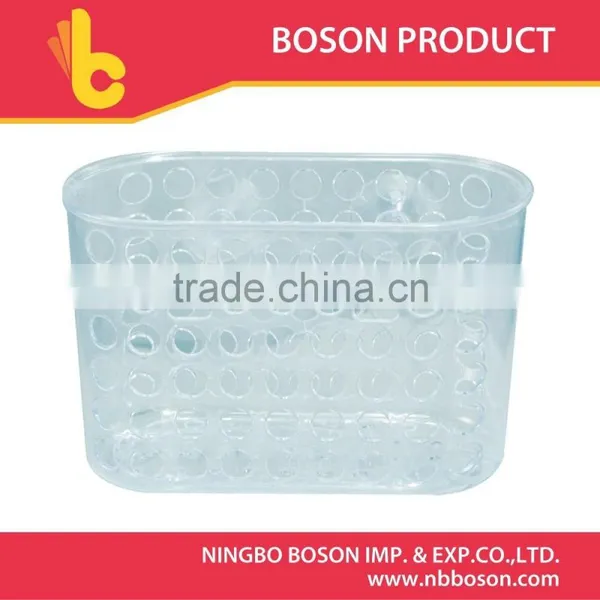 Plastic Bath Shelf/bath Rack With Suction--19*9.5*12cm