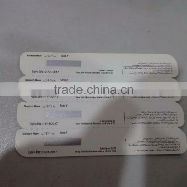 Manufacture High Quality Credit Card Size PVC Cards With Scratch-off Panel photo-2