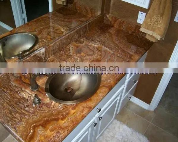 PAKISTAN FACTORY ONYX BATHROOM COUNTERTOPS photo-3