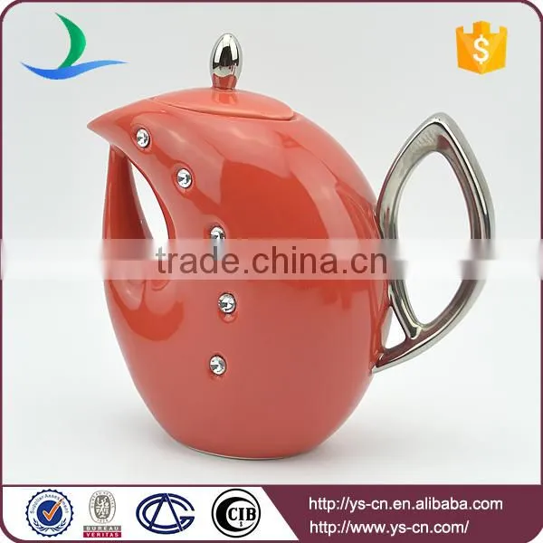 Home and Hotel Decorative Red Porcelain Coffee Tea Set photo-3