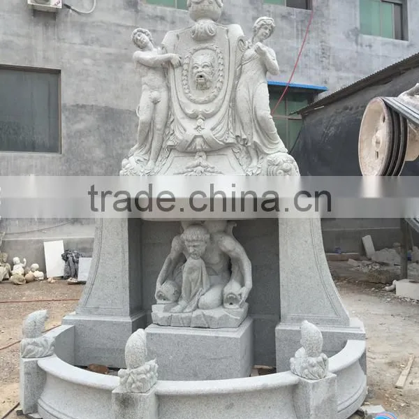 Russian Style Granite Wall Fountain With Figure Statue photo-4