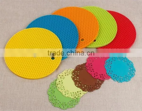 Silicone Cup Pot Grill Lace Mat Pads Tripod Custom Design Induction Cooker Suitable photo-5
