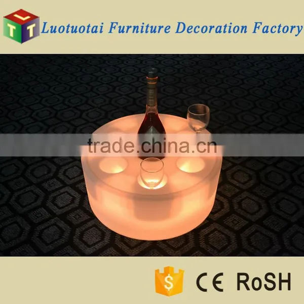 L43*W43*H18cm Swimming Pool Floating Illuminated LED Wine Tray/ice Bucket LED photo-6