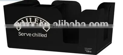 ABS PS Napkin Holder 6 Compartments Barware New Napkin Holder Napkin Straw Stirrer Holder photo-5