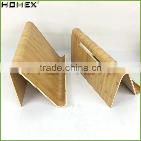 Bamboo Tablet Holder Cookbook Book E-readers Smartphones Stand Homex BSCI/Factory photo-2