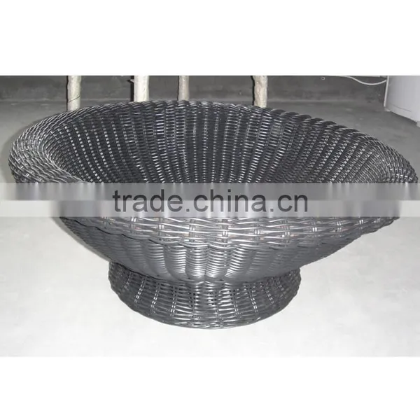 Luxury Wicker Dog Bed Round Rattan photo-3