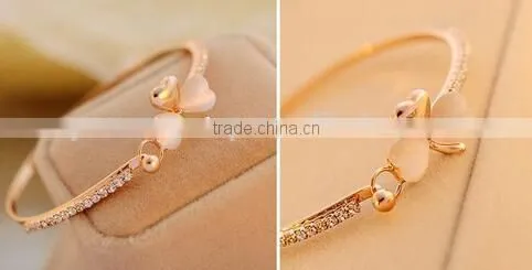 Wholesale Stainless Steel Bracelet Opals Bangle Bracelet photo-3