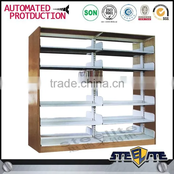 Factory Direct Sale Commercial Bookshelves /wooden Library Wall Bookcase