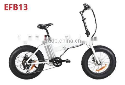 20inch With CE Certificate Foldable Fat Tire Brushless Hub Motor Electric Folding Bike photo-5