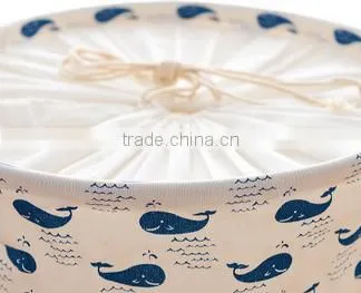 Big Waterproof Fabric Drawstring Cotton Laundry Bag photo-6