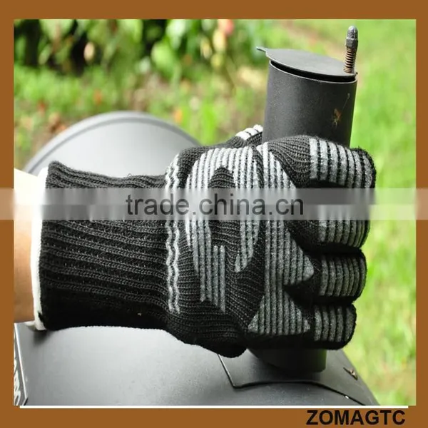 Amazon Silicon Heat Resistant Fireplace And Barbecue Pit Mitt BBQ Gloves,Kitchen Oven Use Heat Resistant Gloves photo-5