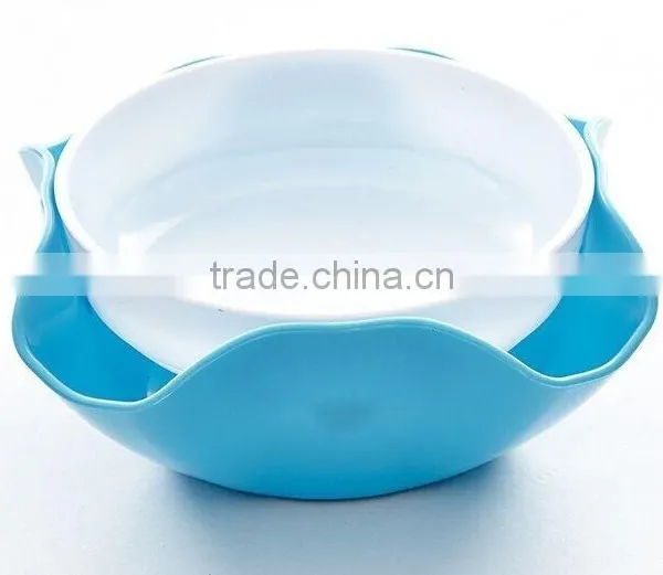 Multifunction 2 in 1 Plastic Double Dish photo-4