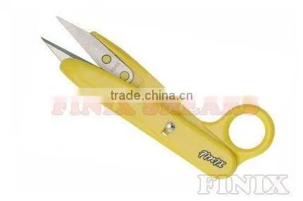 Yellow Color Grip With Finger Hole Thread Snips